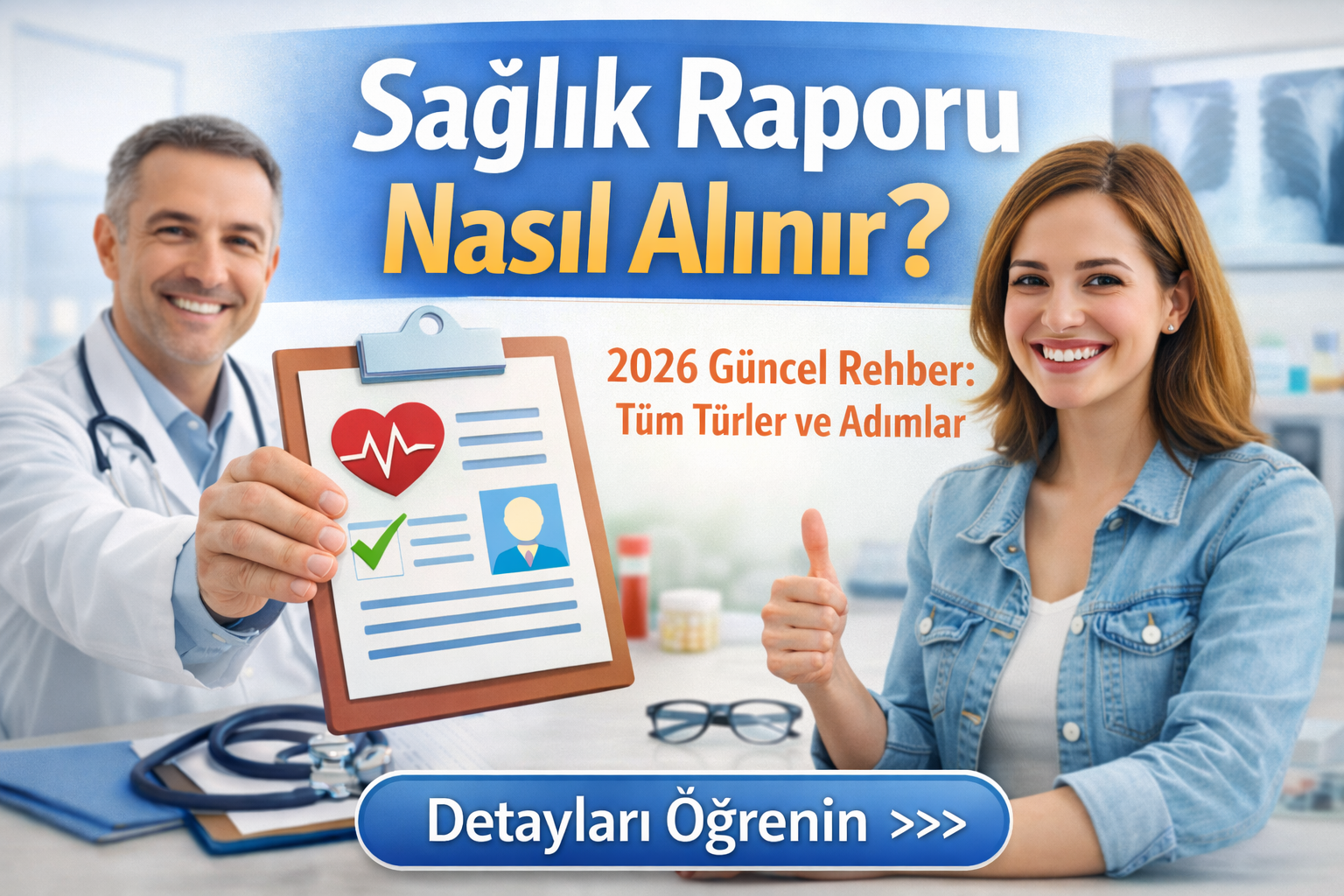 Sağlık Raporu Nasıl Alınır? 2026 Güncel Rehber: Tüm Türler ve Adımlar